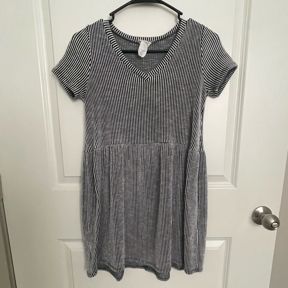 V-Neck Mini Dress